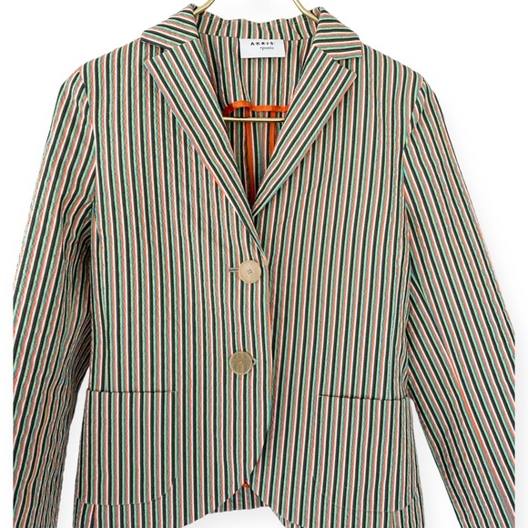 Akris Punto • Seersucker Two Button Blazer - Picture 9 of 15